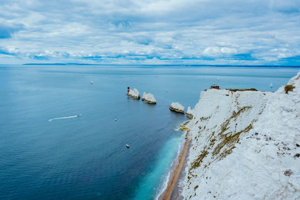 The Needles at the Isle of Wight. Photo by Benjamin Elliott on Unsplash