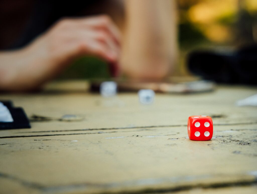 Camping board games. Photo by Tim Foster on Unsplash