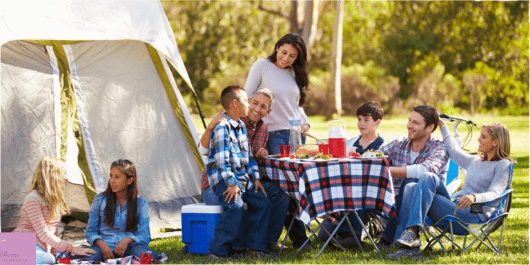 Friends spending time camping. Best family tents. Source: Canva