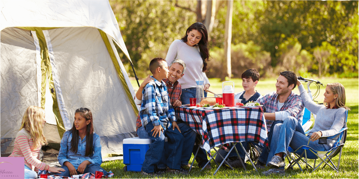 Friends spending time camping. Best family tents. Source: Canva