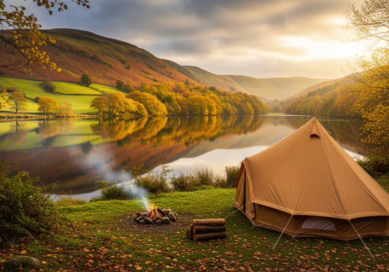 Autumn camping destinations in the UK. Source: Rebecca Campbell Ltd