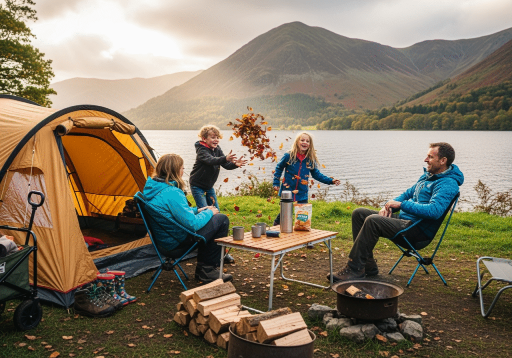 Camping in Keswick in the Lake District. Source: Rebecca Campbell Ltd