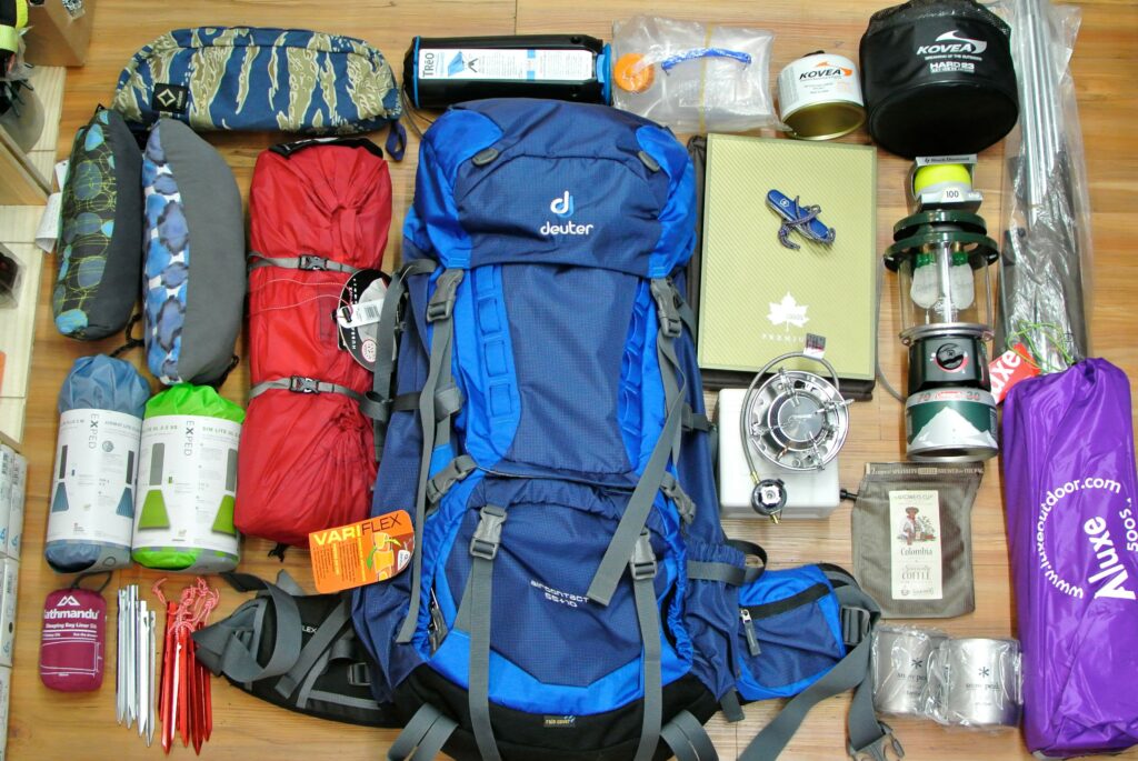 Autumn camping gear for families. Photo by Karson Chan on Unsplash