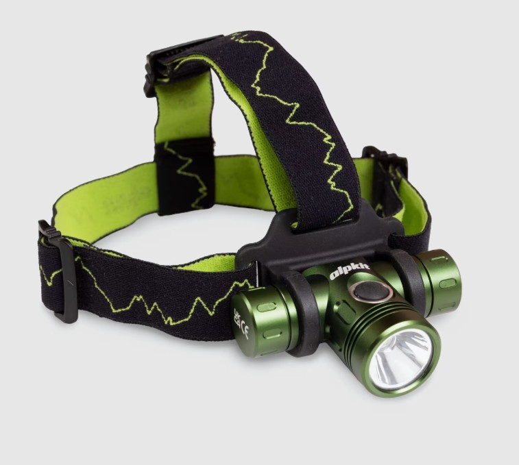 Alpkit Prism 400 Lumen Rechargeable Headtorch. Source: Decathlon
