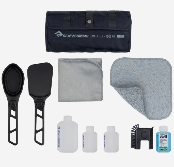 Sea to Summit Camp Kitchen Tool Kit - 10 Pieces. Source: EMS