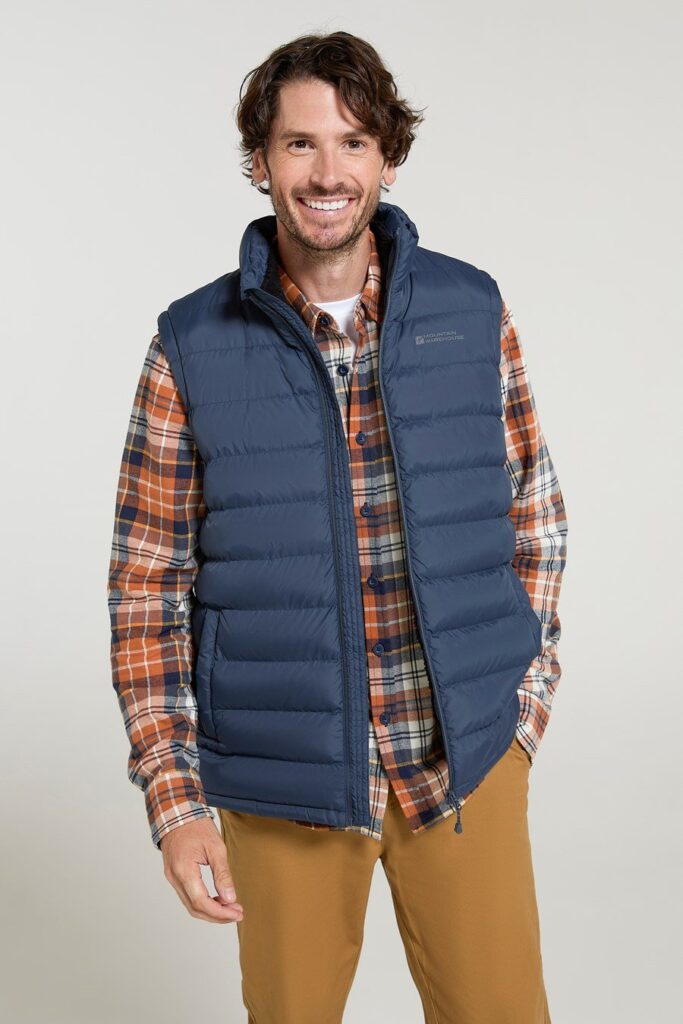 Seasons Men's Fur-Lined Padded Gilet. Source: Mountain Warehouse
