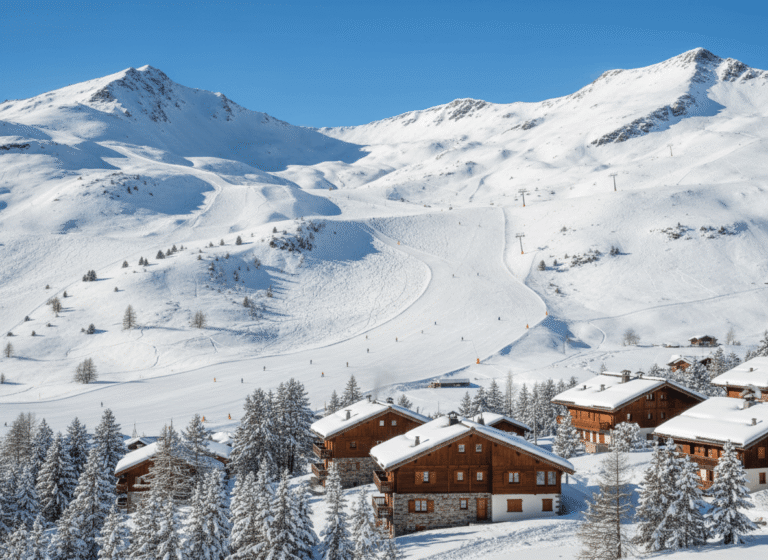 A ski lodge in France. Source: Rebecca Campbell