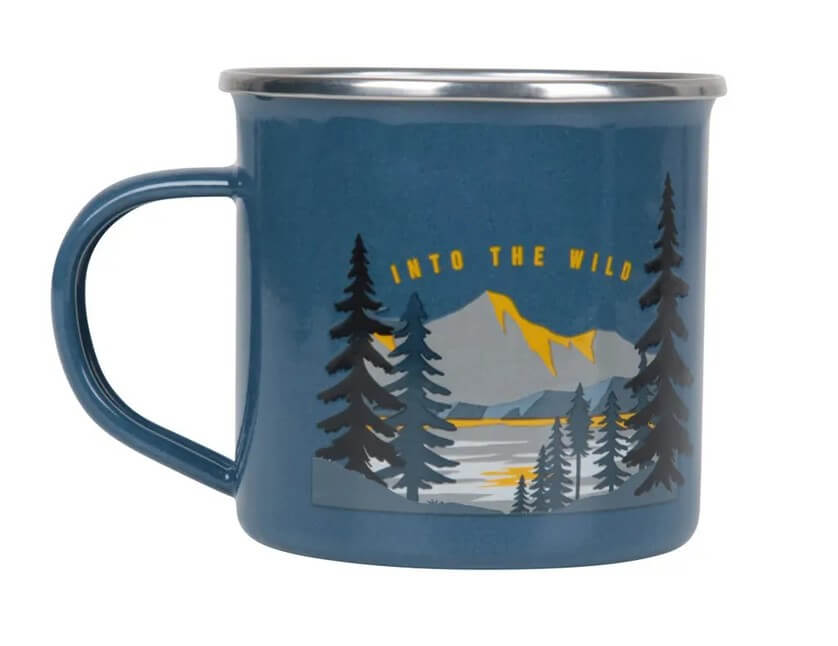 Into the Wild Camping Mug. Source: Mountain Warehouse