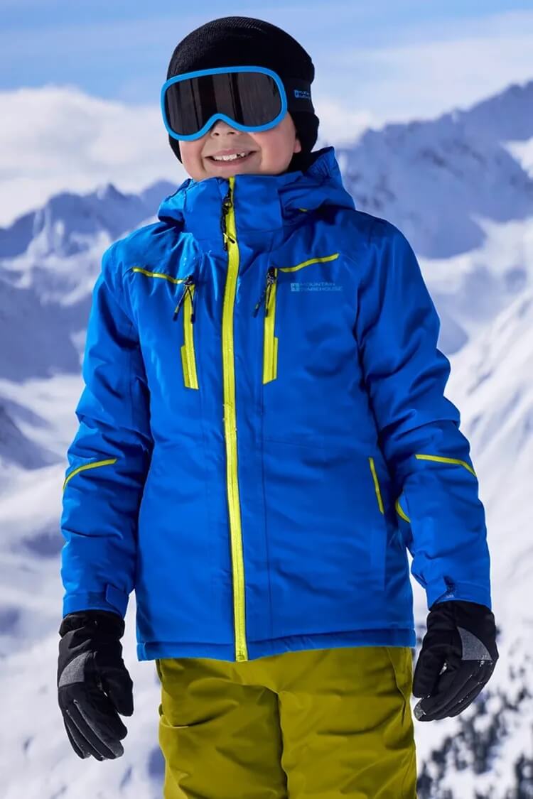 Slalom Kids Extreme Waterproof Ski Jacket. Source: Mountain Warehouse