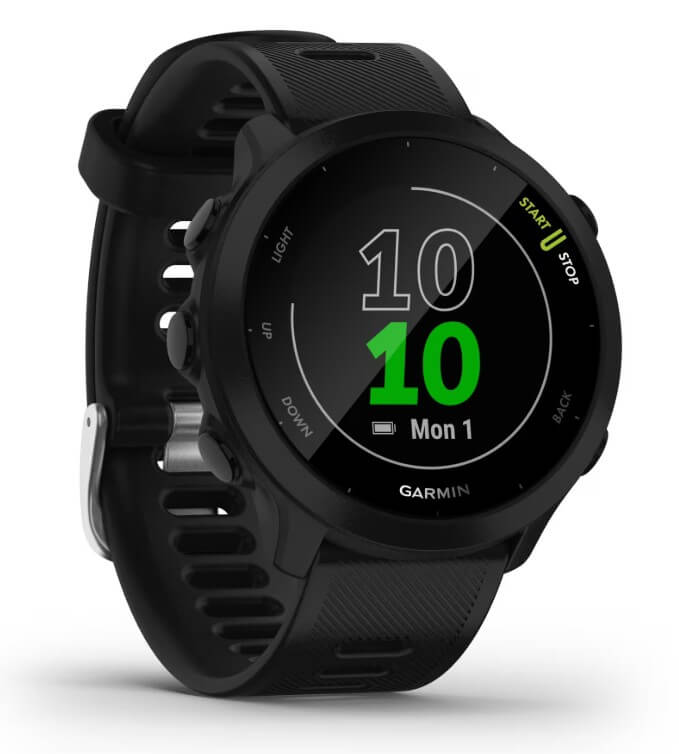 Garmin Forerunner 55 GPS Watch - Black - Source: Decathlon