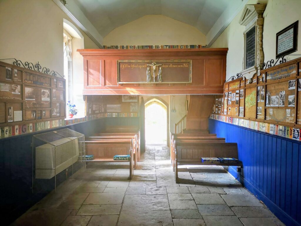 St Mary's Church, Tyneham Village. Source: Rebecca Campbell Ltd